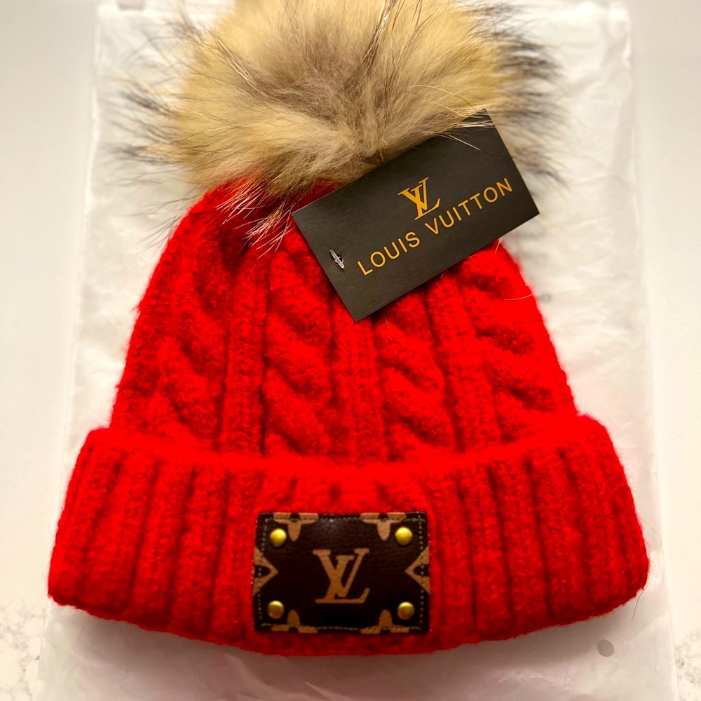 Red beanie